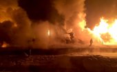 В Кировской области грузовой поезд сошел с рельсов, горит 32 цистерны со сжиженным газом